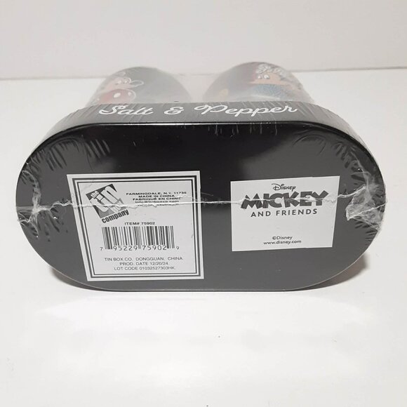 Mickey and Minnie Salt & Pepper Shakers ~ Tin ~ New - Picture 4 of 6